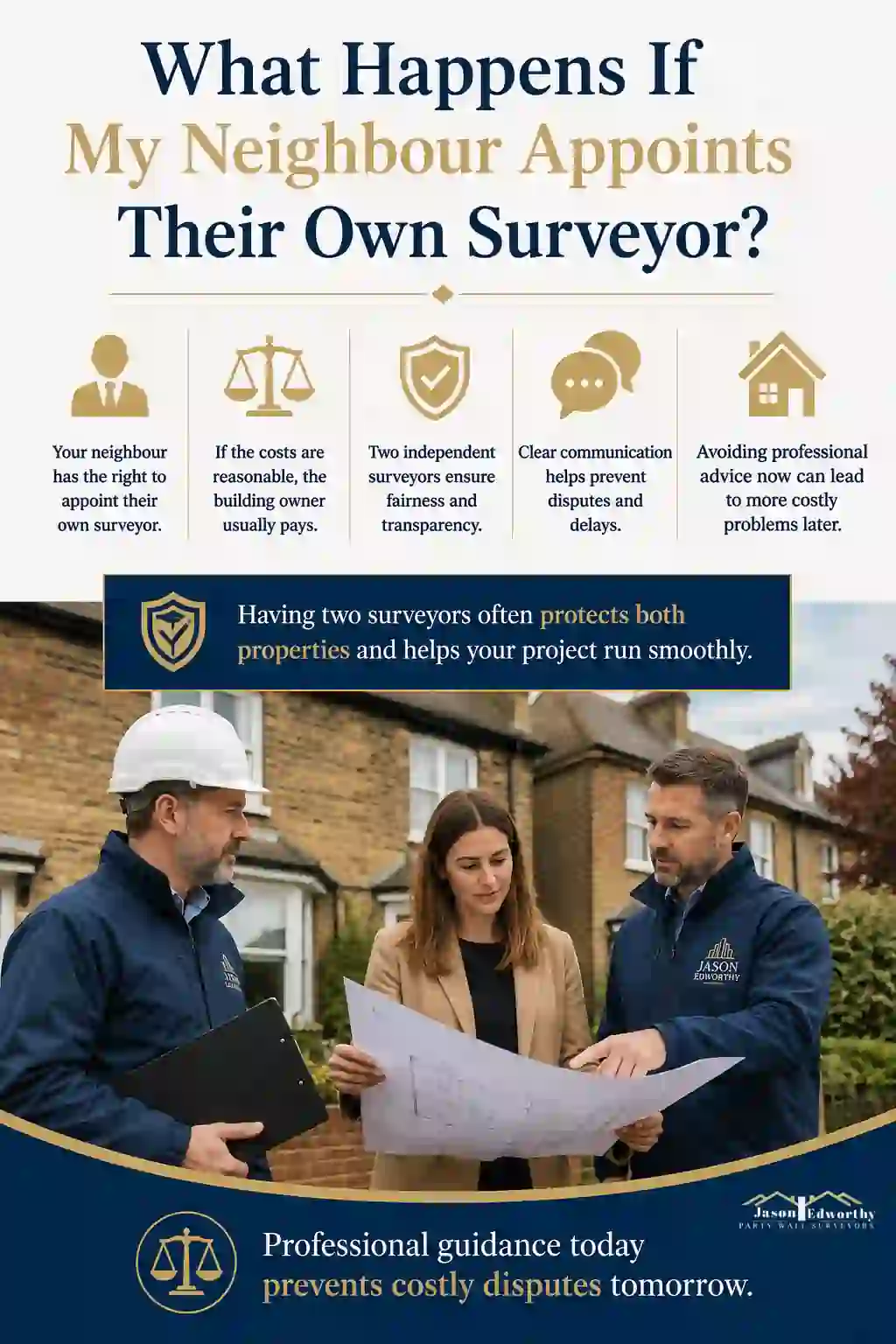 What Happens If My Neighbour Appoints Their Own Surveyor Wimborne Minster?